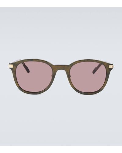 Cartier Tortoiseshell Aviator Sunglasses - Brown