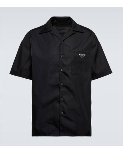 Prada Chemise en Re-Nylon - Noir