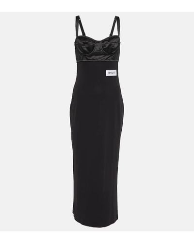 Dolce & Gabbana X Kim vestido midi - Negro