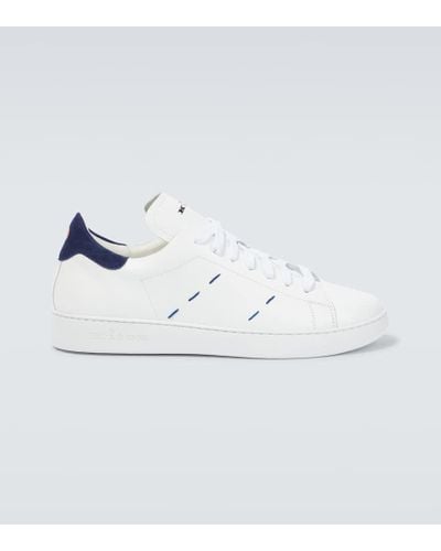 Kiton Sneakers in pelle - Bianco