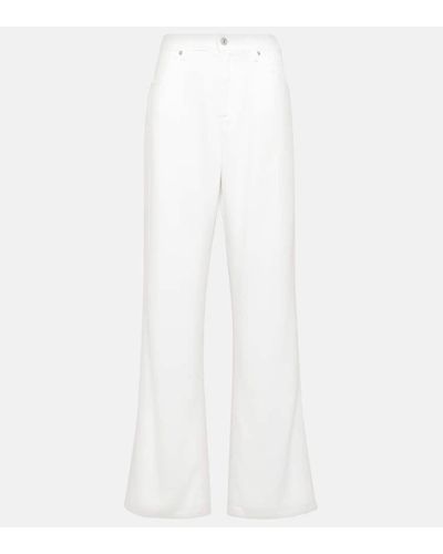 7 For All Mankind Tess Wide-leg Jeans - White
