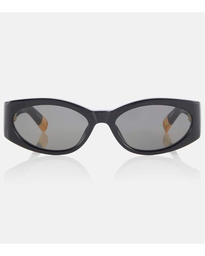 Jacquemus Ovale Sonnenbrille Les Lunettes Ovalo - Braun