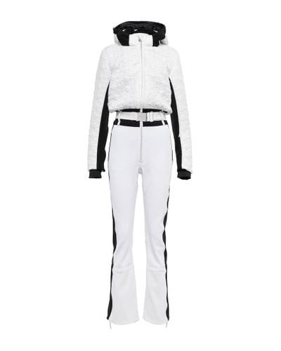 Jet Set Combi Hooded Ski Suit - White