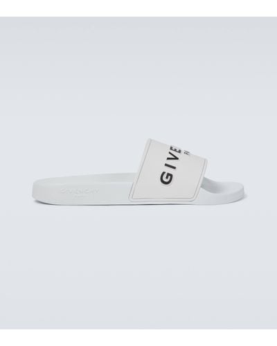 Givenchy Flat Rubber Sandals - White
