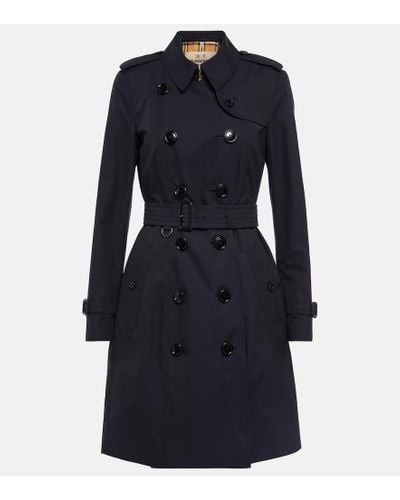 Burberry Trench Chelsea Vintage Check - Blu