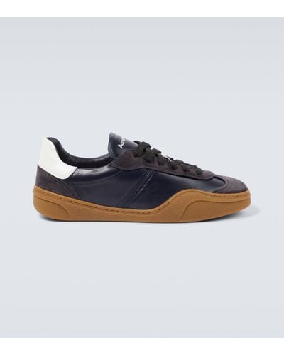 Acne Studios Leather Trainers - Blue