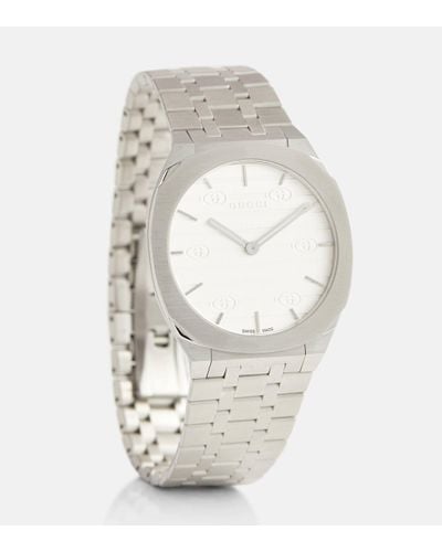 Gucci Montre 25H en acier inoxydable - Métallisé