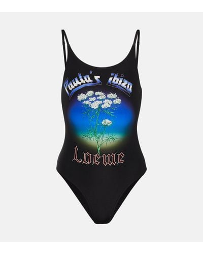 Loewe Paula's Ibiza Printed Swimsuit - Blue