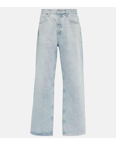 AG Jeans X Emrata Clove Mid-rise Jeans - Blue