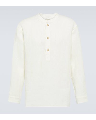 Commas Linen Shirt - White