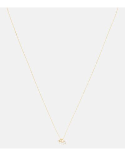 Sophie Bille Brahe 18kt Gold Necklace With Diamonds - White