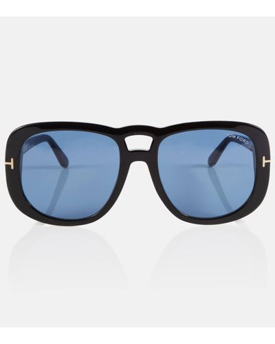 Tom Ford Billie Round Sunglasses - Blue