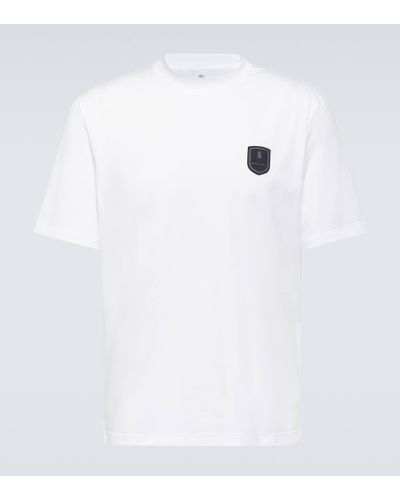 Brunello Cucinelli T-shirt brode - Blanc