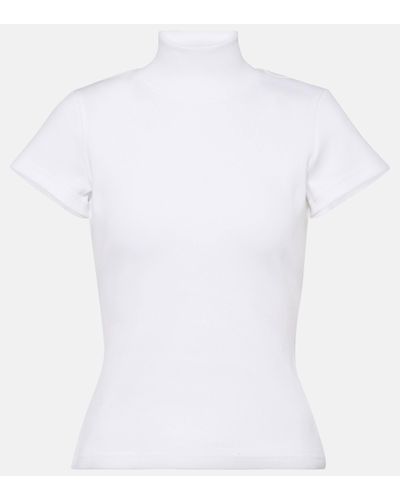 Alaïa Jersey Top - White