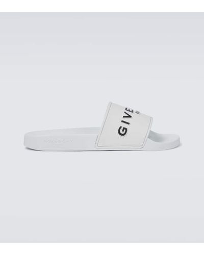 Givenchy Sandalias planas de goma - Blanco