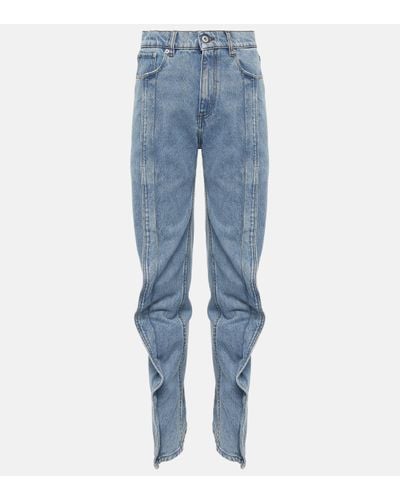 Y. Project High-rise Slim Jeans - Blue
