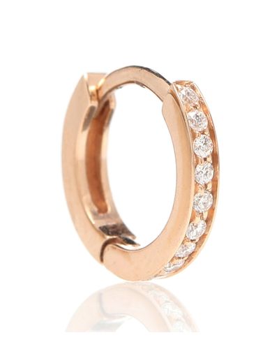 Repossi Berbere 18kt Rose Gold Single Earring With Diamonds - Multicolor