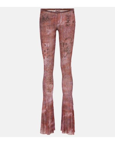 Jean Paul Gaultier X KNWLS Bedruckte Leggings - Rot
