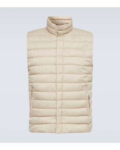 Herno Quilted Vest - Natural
