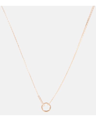 Repossi 18kt Rose Gold Necklace With Diamonds - White