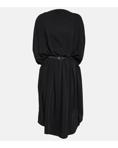 MM6 by Maison Martin Margiela Belted Dress - Black
