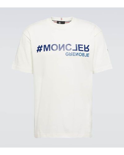 3 MONCLER GRENOBLE T-Shirt Day-Namic aus Baumwoll-Jersey - Weiß