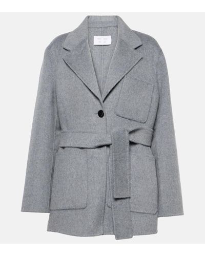 Proenza Schouler White Label Amalia Wool-blend Jacket - Gray