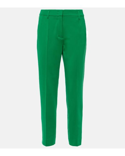Dorothee Schumacher High-rise Slim Trousers - Green