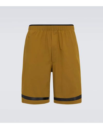 GR10K Shorts aus Jersey - Gelb