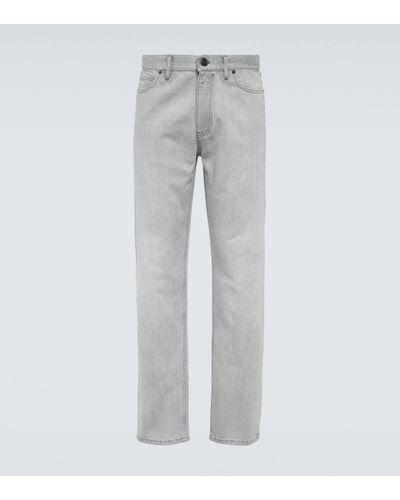 Zegna Mid-rise Slim Jeans - Grey