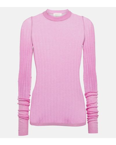 Sportmax Pullover Bratto aus Wolle - Pink