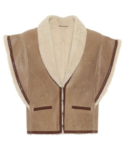 isabel marant shearling vest