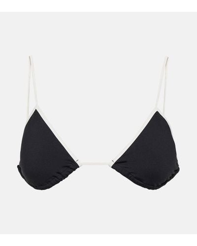Marysia Swim Bianco Triangle Bikini Top - Black