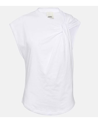 Isabel Marant Nayda Cotton Jersey T-shirt - White