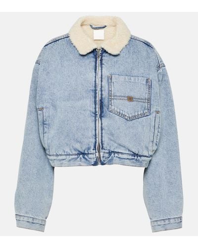 Givenchy Giacca di jeans cropped - Blu