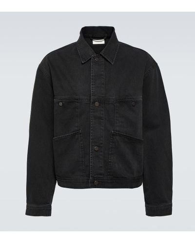 Lemaire Giacca di jeans - Nero