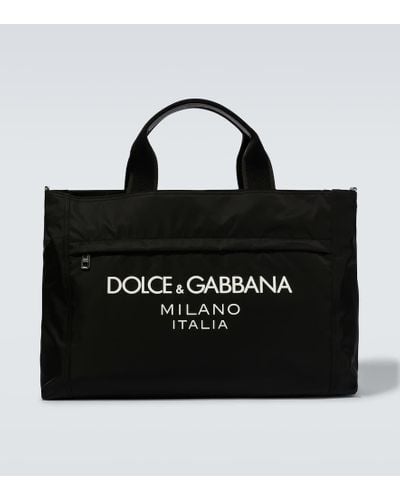 Dolce & Gabbana Bolso de viaje con logo - Negro