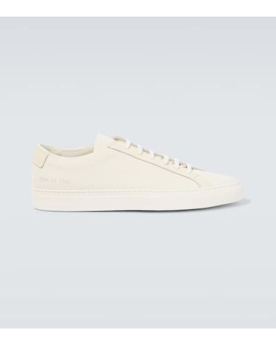 Common Projects Sneakers Achilles in canvas e pelle - Bianco
