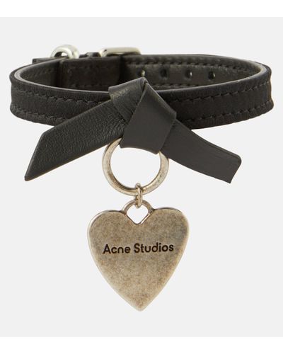 Acne Studios Bracelet Musubi - Noir