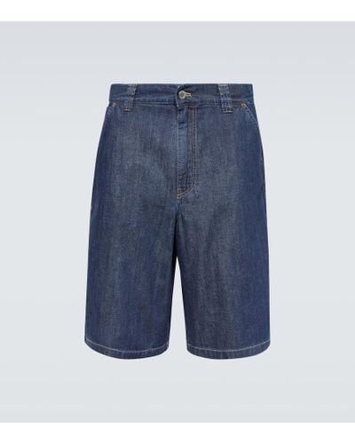 Prada Shorts en denim - Azul