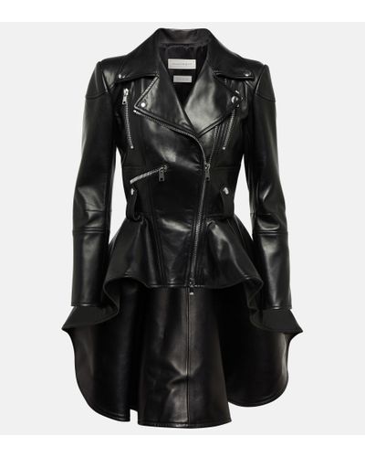 Alexander McQueen Leather jackets for Women | Online Sale up to 59% off ...