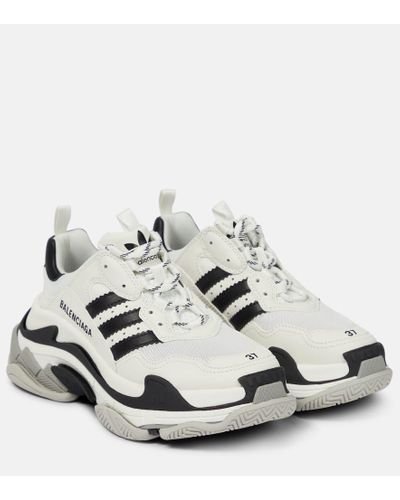 Balenciaga X adidas Track Forum Sneakers - Weiß