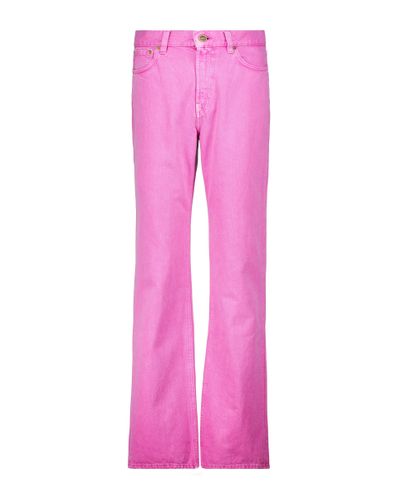 Jacquemus Le De Nîmes Straight Jeans - Pink
