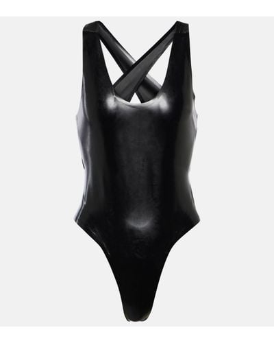 Alaïa Latex Bodysuit - Black