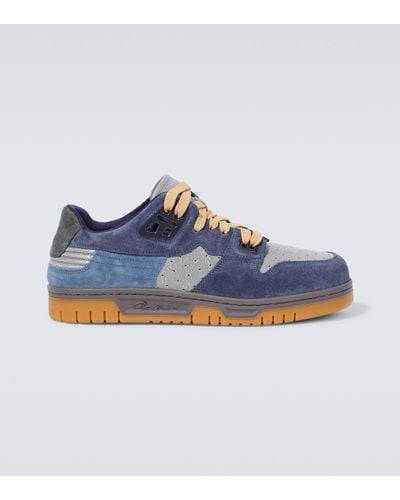 Acne Studios Leather Low-top Trainers - Blue