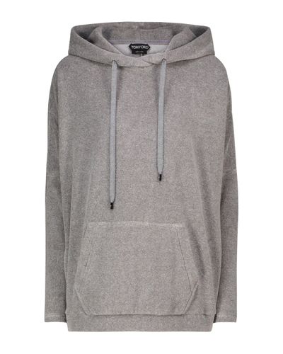 Tom Ford Cotton Hoodie - Gray