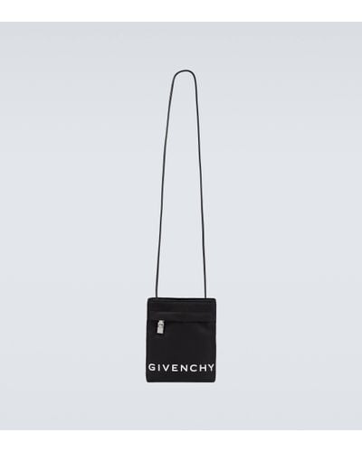 Givenchy Pochette pour telephone a logo - Blanc