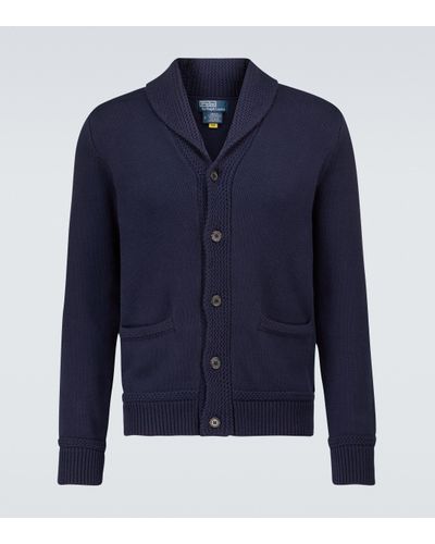 Polo Ralph Lauren Long-sleeved Cotton Cardigan - Blue