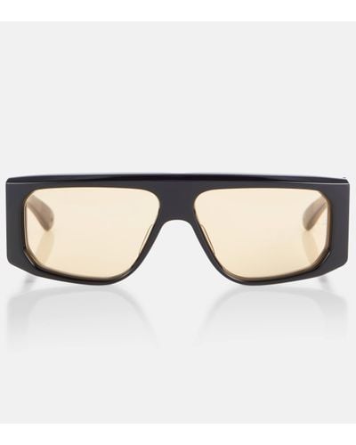Jacques Marie Mage Cliff Flat-top Sunglasses - Brown