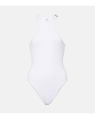 The Attico Racerback Swimsuit - White